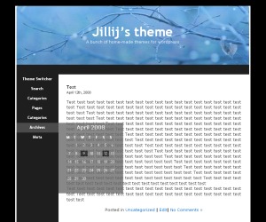 WordPress theme Jillij-side by Jillij
