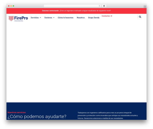 Best WordPress theme Devfox - firepropanama.com