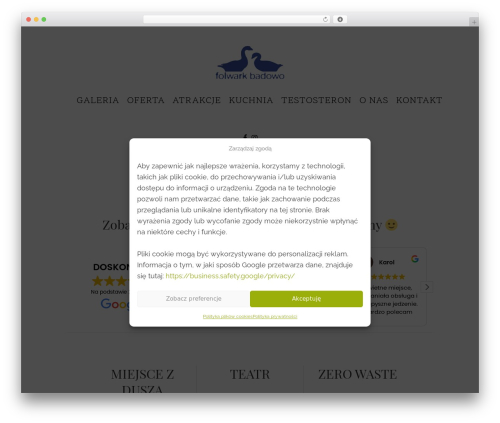 Bridge WordPress theme for business - folwarkbadowo.com