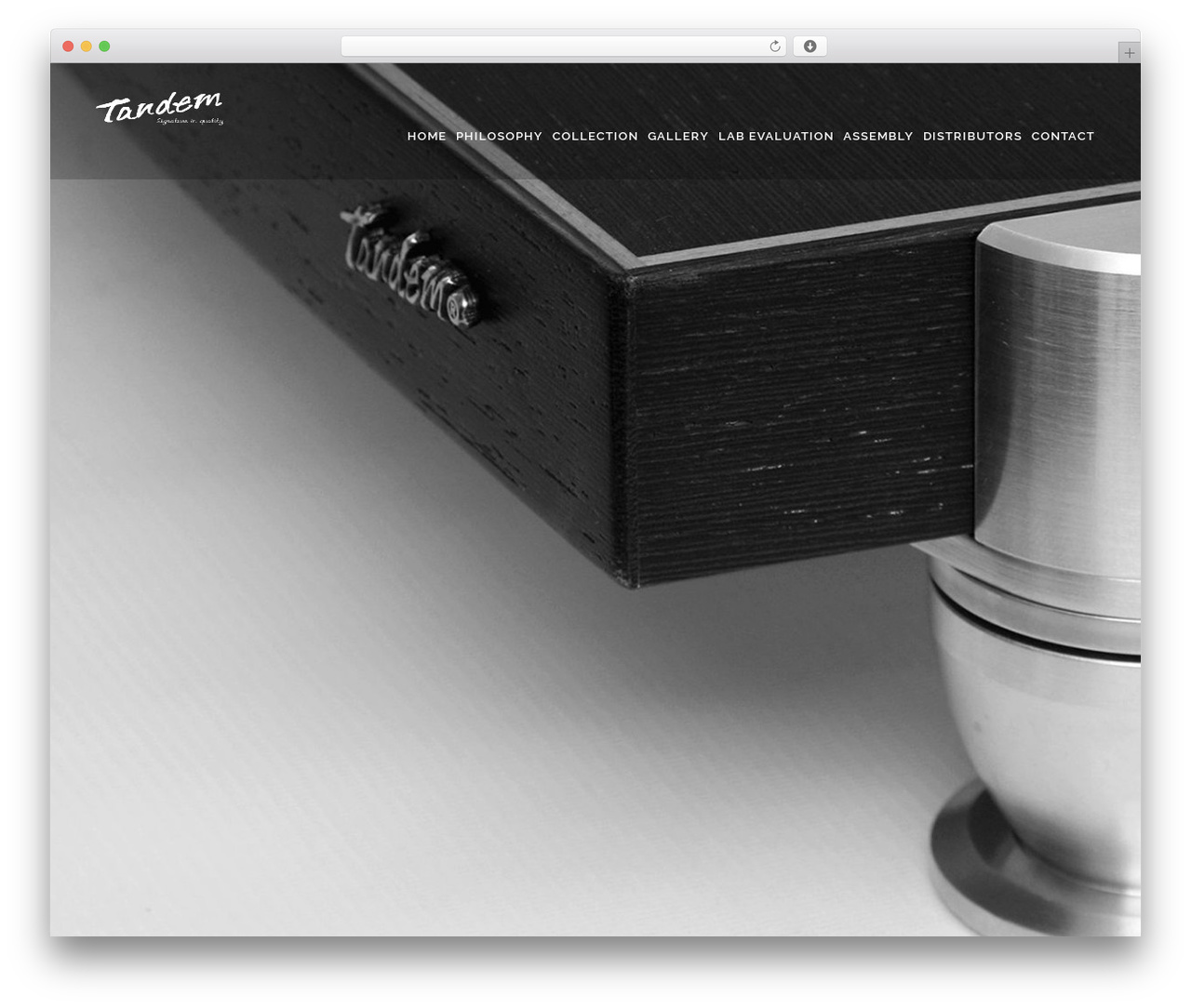 Bridge WordPress website theme - tandem-audio.com