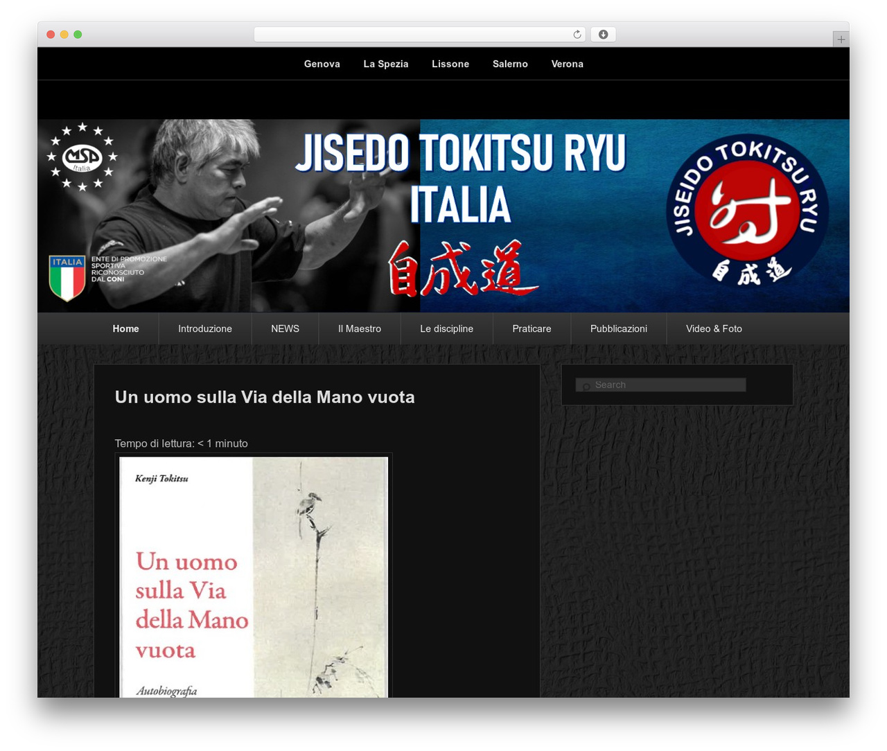 Catch Evolution child WordPress theme - tokitsuryu.it