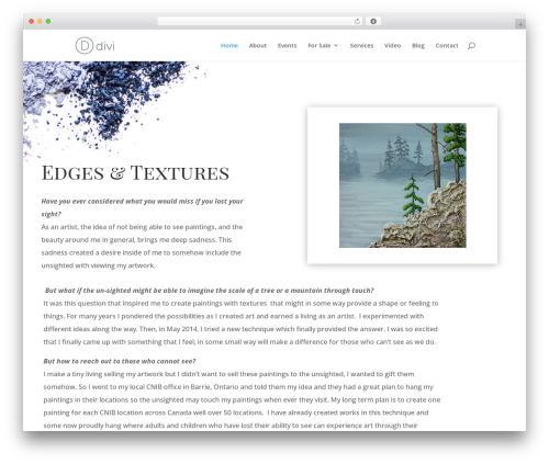 Testimonials (testimonials) free WordPress plugin - theedgeartgallery.ca