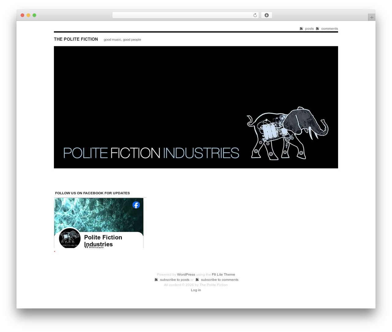 F8 Lite premium WordPress theme - thepolitefiction.com F8 Lite premium WordPress theme - thepolitefiction.com