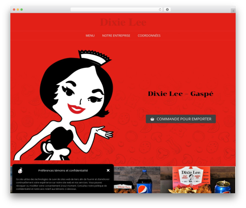 Lambda WordPress theme - dixielee-gaspe.com