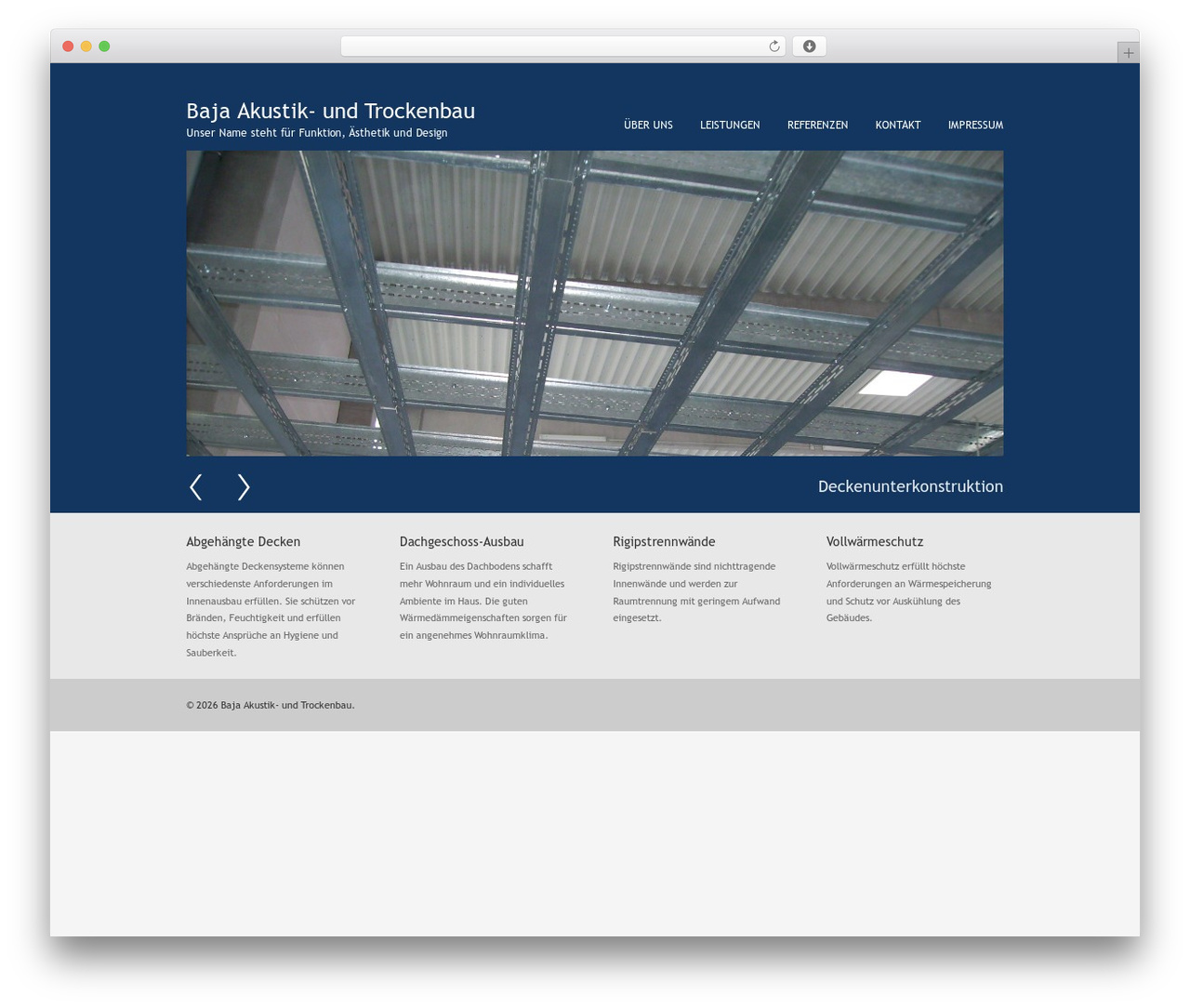 Method theme WordPress - trockenbau-baja.com Method theme WordPress - trockenbau-baja.com