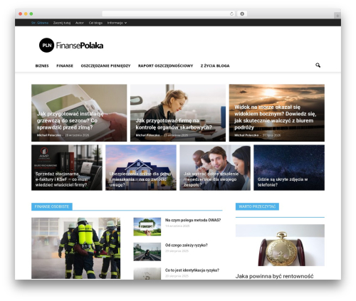 Newspaper WordPress news theme - finansepolaka.pl