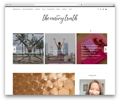 November Theme WordPress theme - thecurvytruth.com