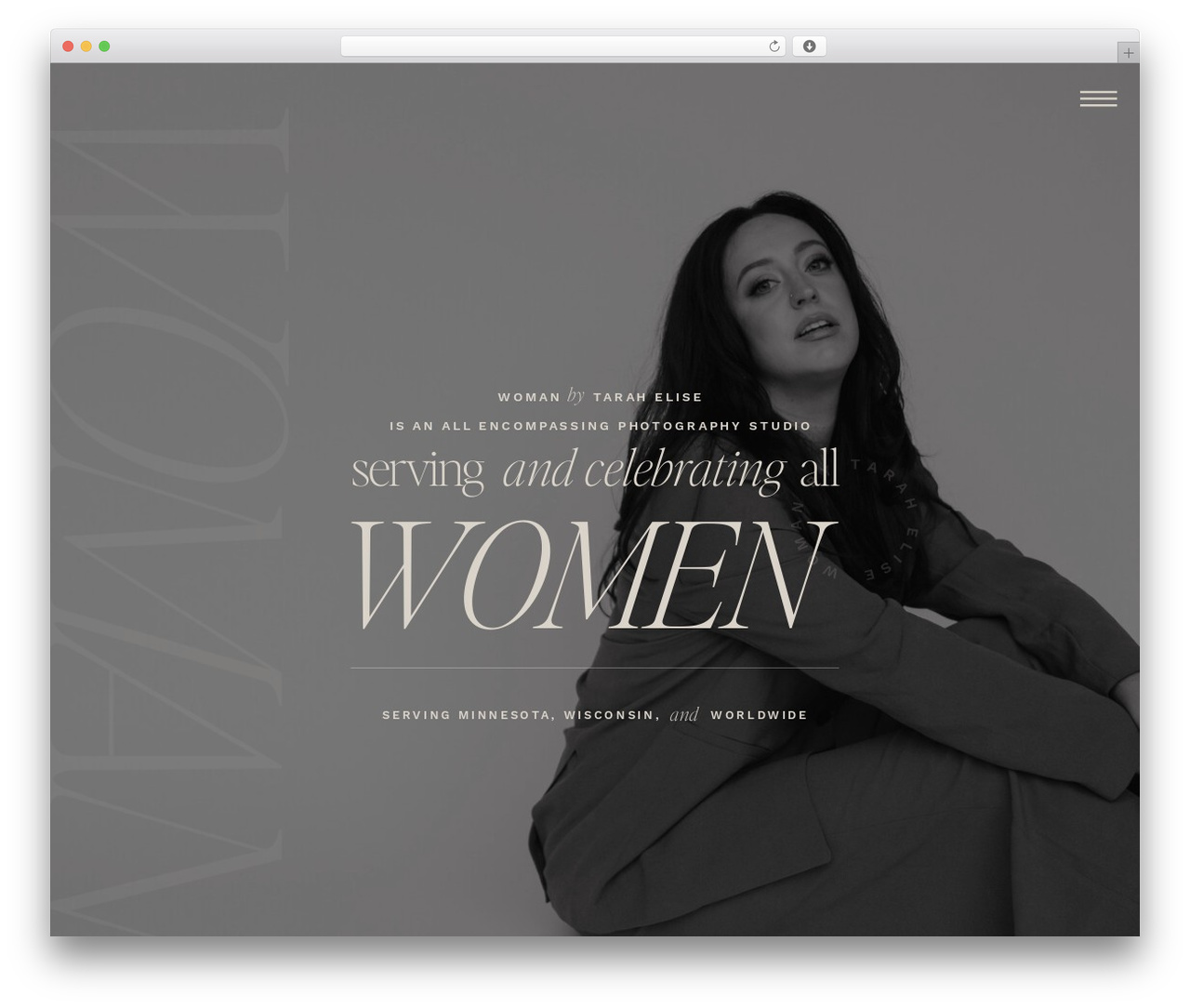 Showit WordPress theme - tarahelisephotography.com