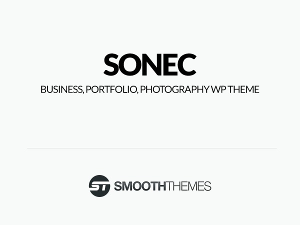 Sonec WordPress theme by SmoothThemes.