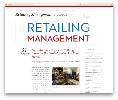 Theme WordPress Chateau - WordPress.com - theretailingmanagement.com
