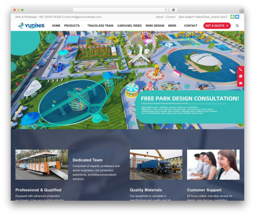 Theme WordPress POPFactory - www.dinisrides.com