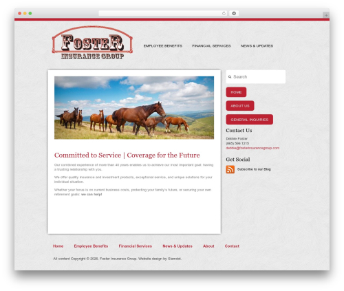 Violetts theme WordPress - fosterinsurancegroup.com