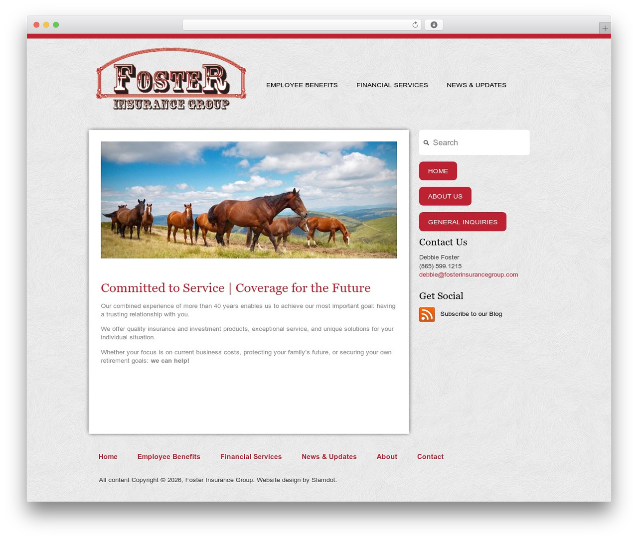 Violetts theme WordPress - fosterinsurancegroup.com