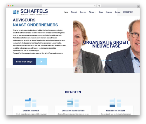 WordPress theme Divi - schaffels.com