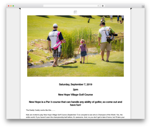 WordPress theme OptimizePress - thedaddycaddy.com