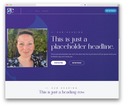 WordPress theme Page Builder Framework - gabriellaeveritt.com