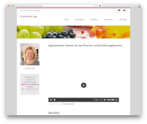Best WordPress theme Avada Child - dr-bettina-doerr.de