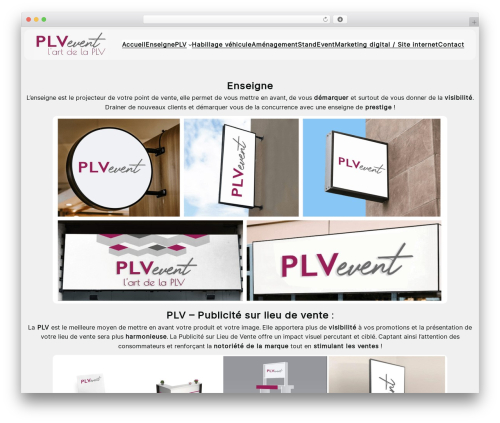 Blockbase free WordPress theme - plvevent.com