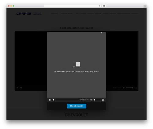 Carper WordPress theme - carper.com.uy
