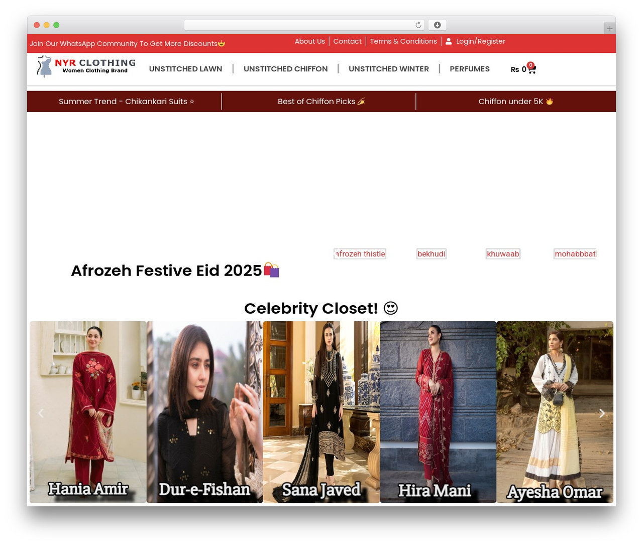 Hello Elementor WordPress theme - nyrclothing.com