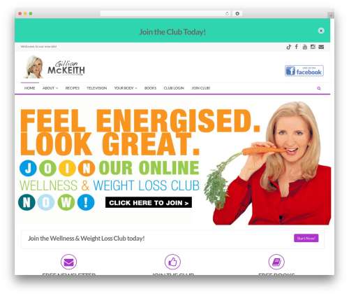 MX top WordPress theme - gillianmckeith.com