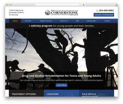 The Cornerstone Program theme WordPress - thecornerstoneprogram.com
