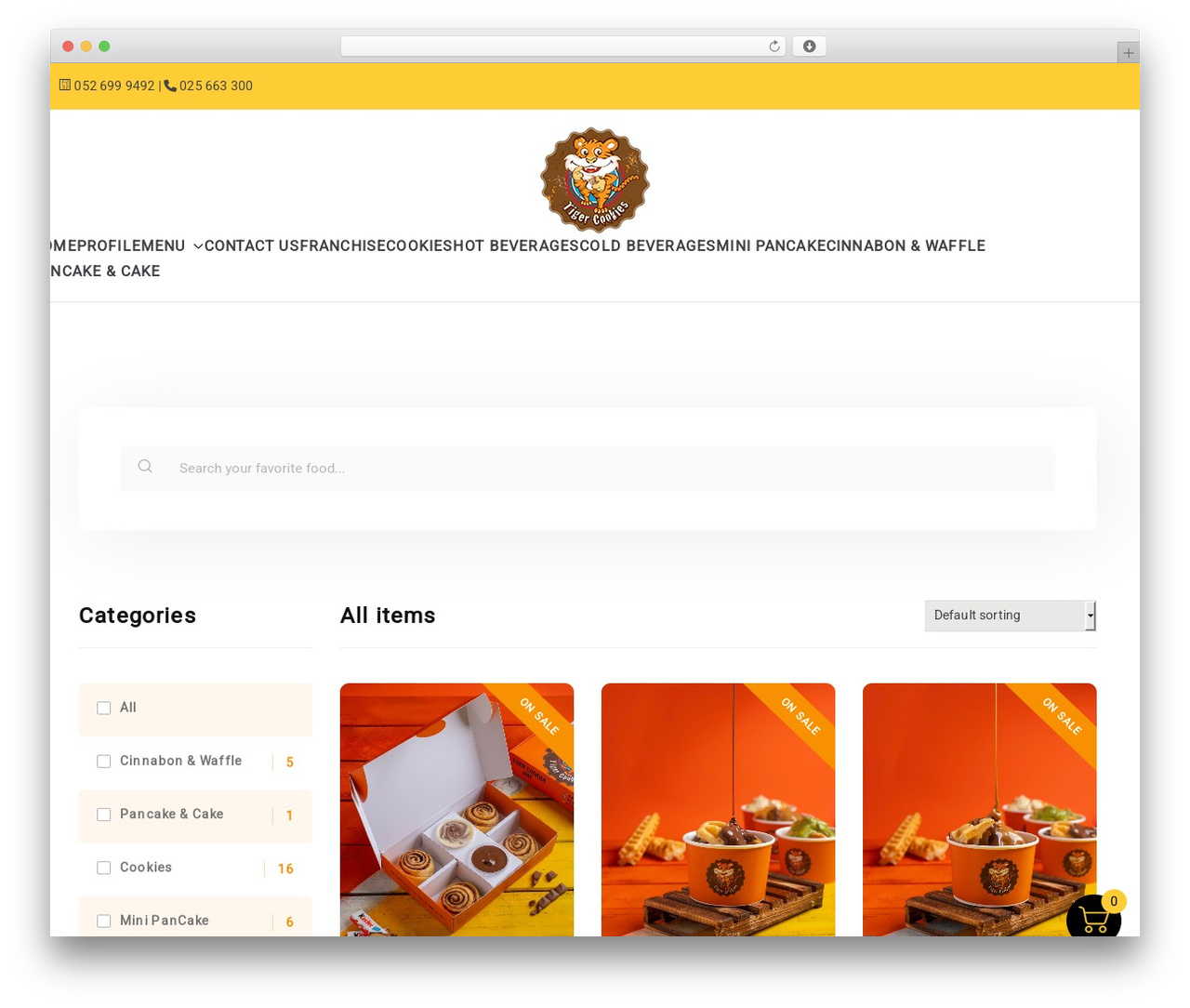 Theme WordPress Zakra - tigercookiesuae.com
