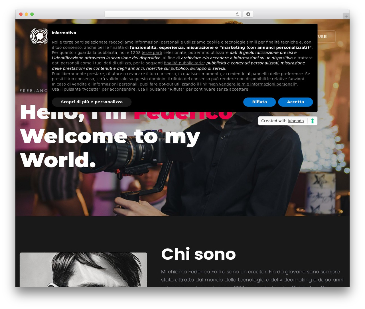 Trydo WordPress video theme - federicofolli.com