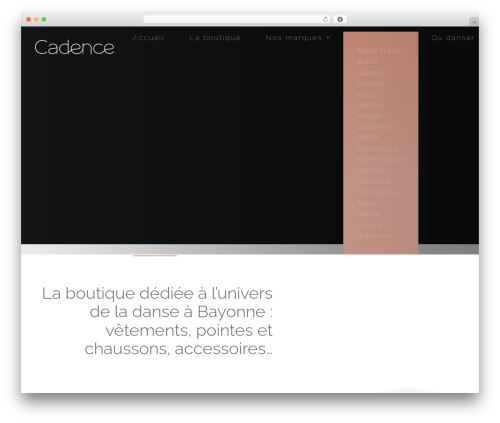 Uncode WordPress theme - cadence-bayonne.fr