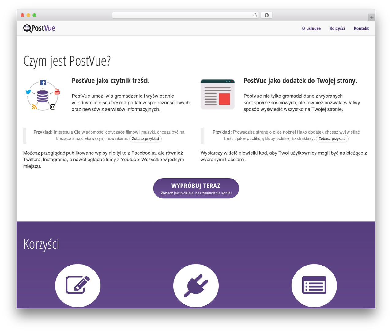 WordPress theme Bootstrap Basic - postvue.pl