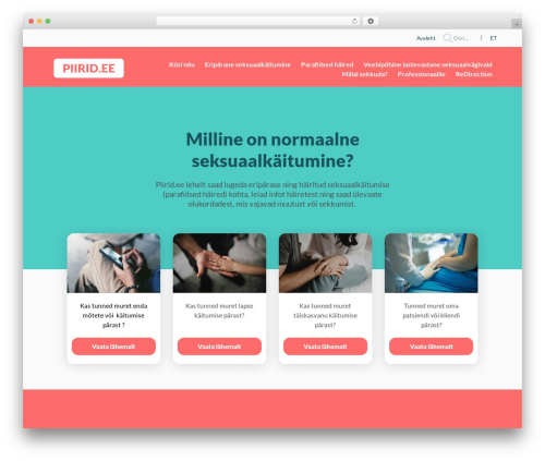 WP theme WP Webpack Build Theme - piirid.ee