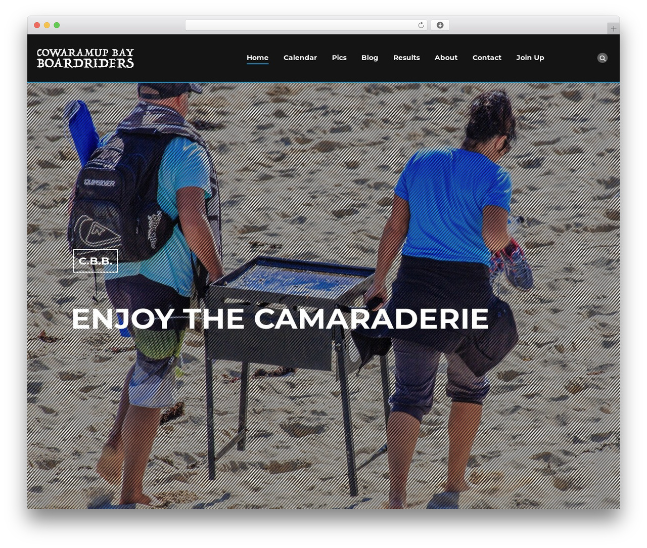 Athlete WordPress theme - cowbay.com.au
