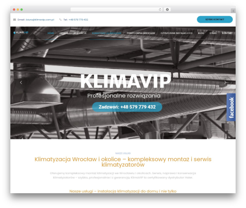 Constrix WordPress theme - klimavip.com.pl