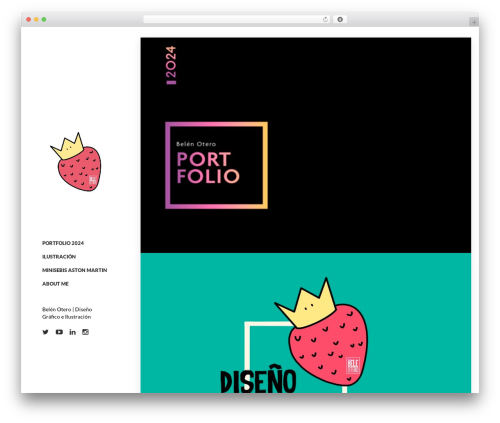 Illustrator theme WordPress - elbelencio.com
