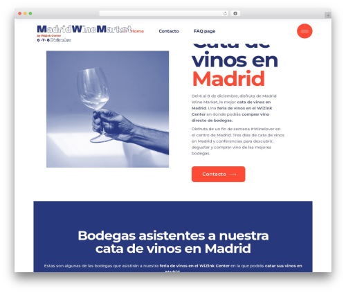 Innovio best WordPress theme - madridwine.market