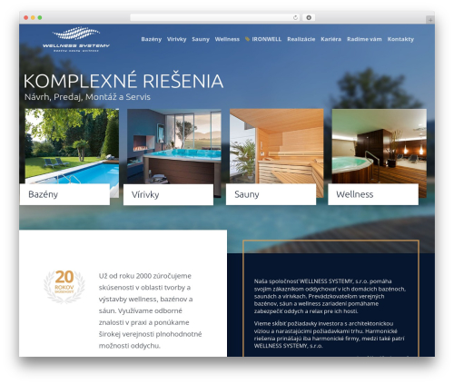 LEVELUP theme WordPress - wellness-systemy.sk
