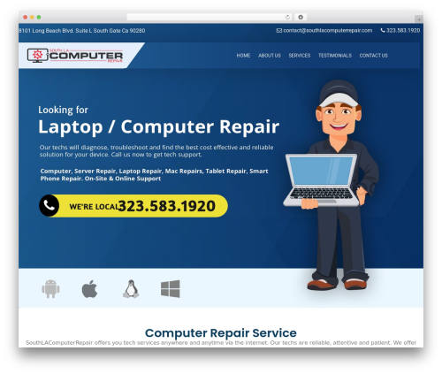 PcWebTheme theme WordPress - southlacomputerrepair.com