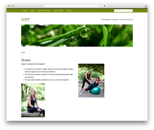 Rumput Hijau WordPress theme - nancyspersonaltraining.com