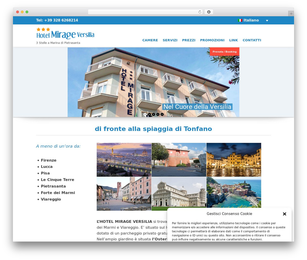 Shoptimizer WordPress theme design - mirageversilia.it