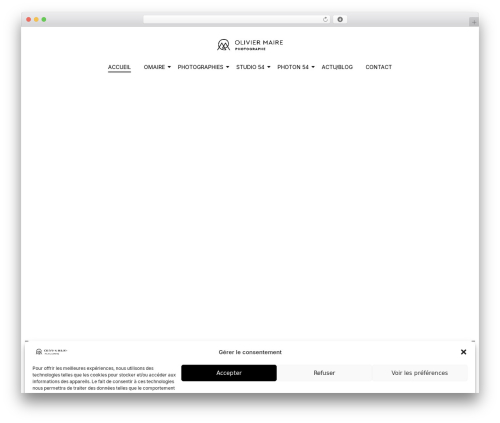 Sonora WordPress theme design - omaire.ch