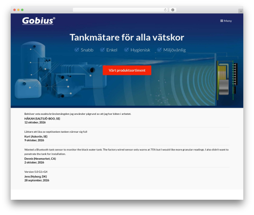 The Sceleton theme WordPress website theme - gobius.se