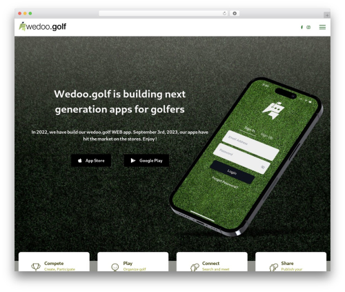 Scape core WordPress plugin - wedoogolf.com