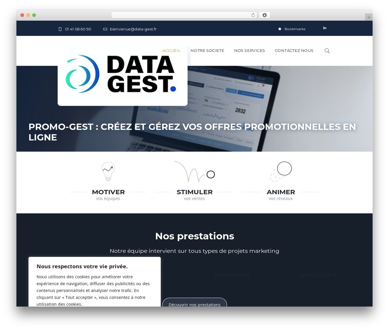 WordPress theme SeoRocket - data-gest.fr