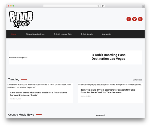 Wpb audio stream manager WordPress plugin - bdubradio.com
