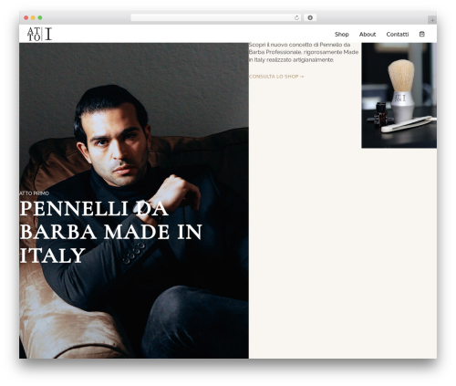 BasicStore WordPress ecommerce theme - attoprimoitaly.it