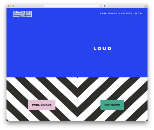 Create WordPress theme - loud.bz