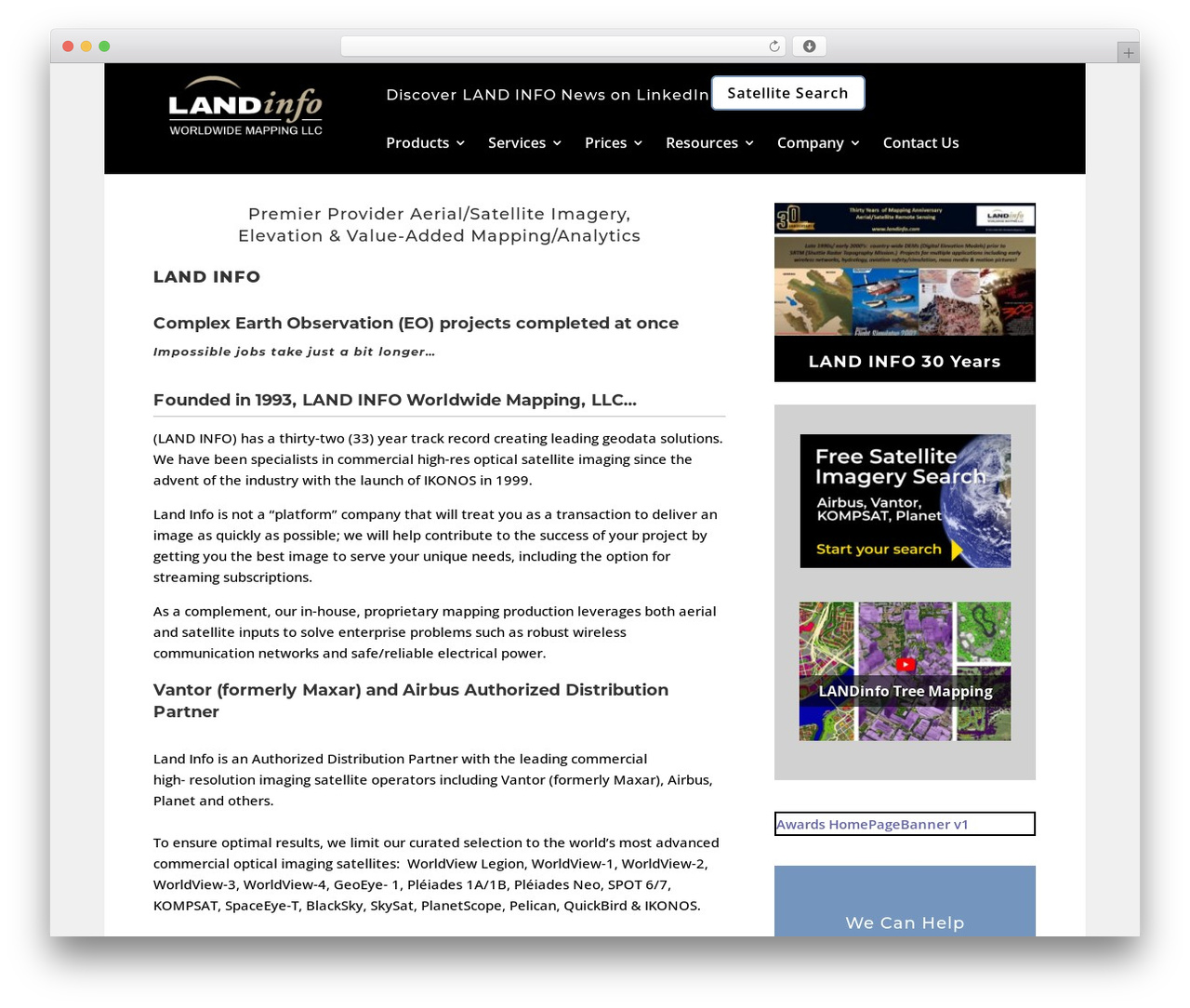 Divi WordPress theme design - landinfo.com