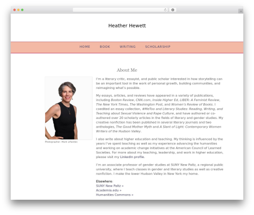 myTheme WordPress theme - heatherhewett.com
