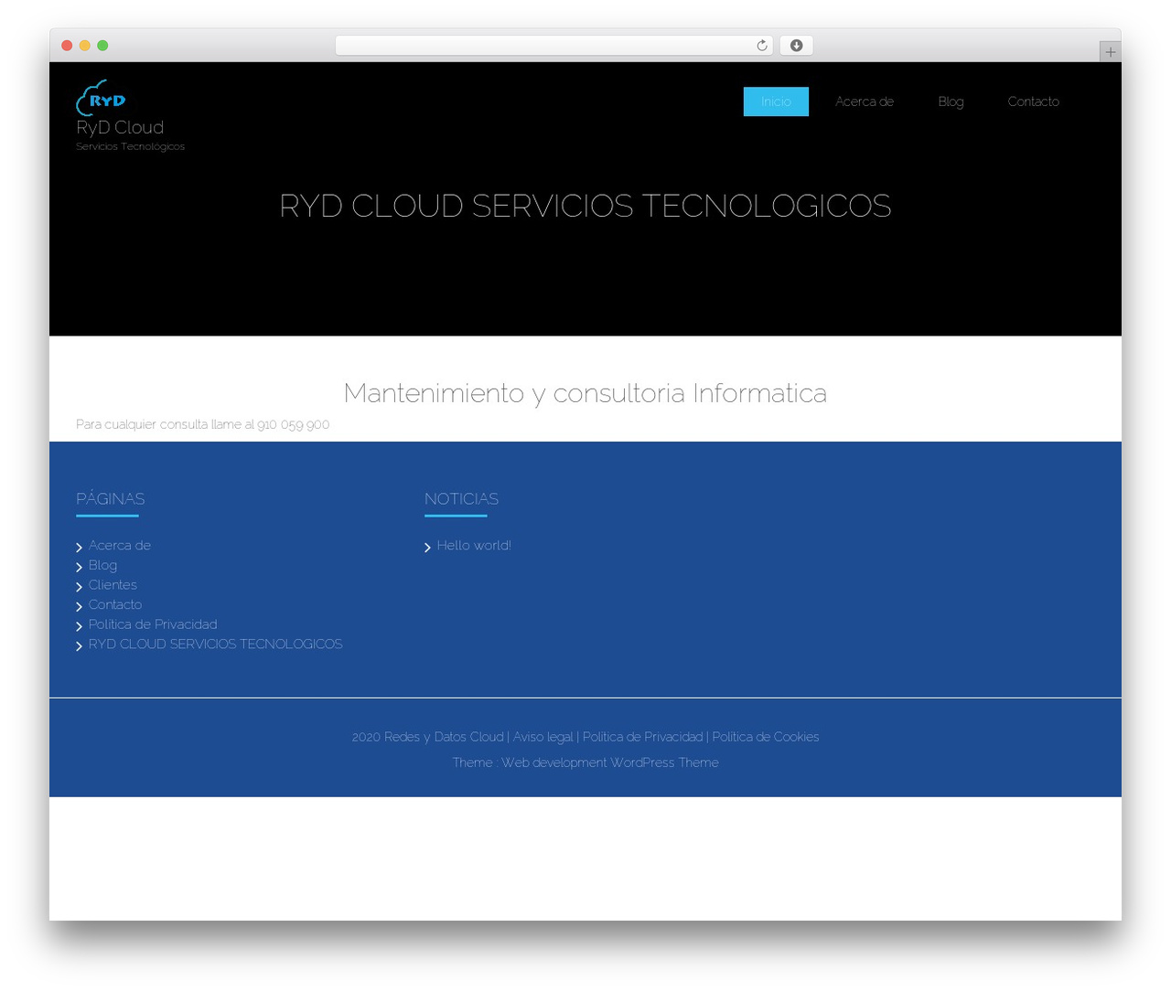 Web Development WordPress theme - rydcloud.com Web Development WordPress theme - rydcloud.com