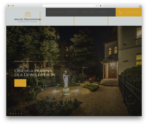 Website Style WordPress theme - maciejdrozdowski.pl